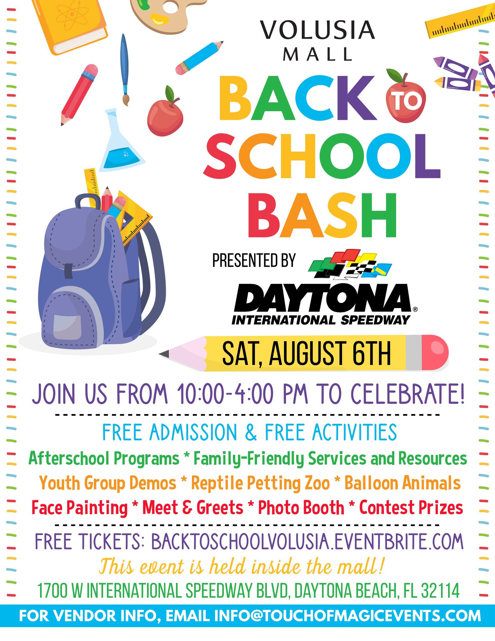 Volusia County Back to School Bash ELCFV