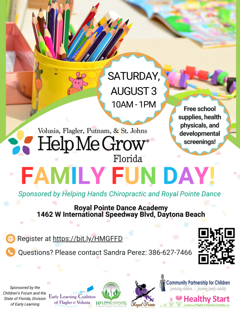 Volusia County Help Me Grow Family Fun Day August 2024